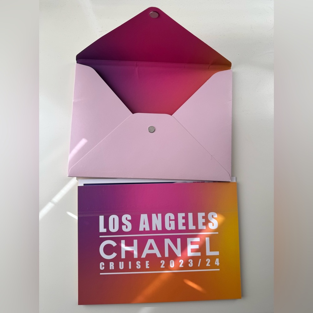 Chanel Cruise 2023-2024 Media Cards (8) with envelope - Collectors item